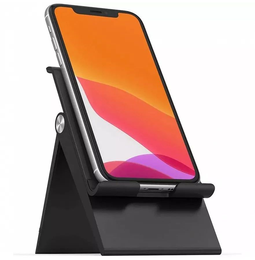Подставка регулируемая UGREEN LP247 (80903) Adjustable Portable Stand для телефонов и планшетов. Цвет: черный