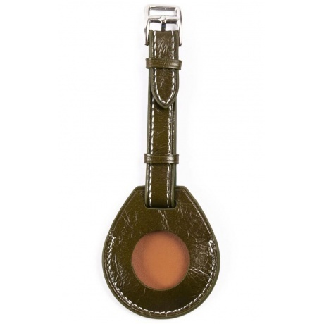 

Чехол кожаный Red Line для Airtag с ремешком, зеленый УТ000026146