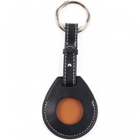 Чехол кожаный Red Line брелок для AirTag, темно-синий УТ00002612...