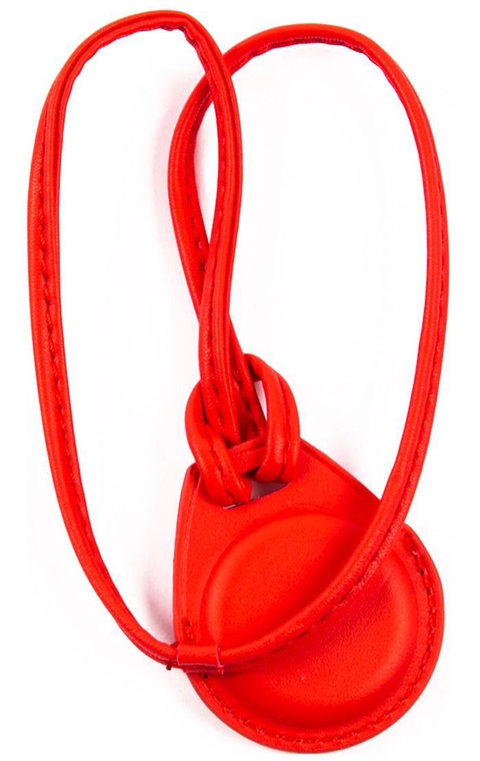 Чехол Red Line для Airtag экокожа с пряжкой, красный УТ000026169