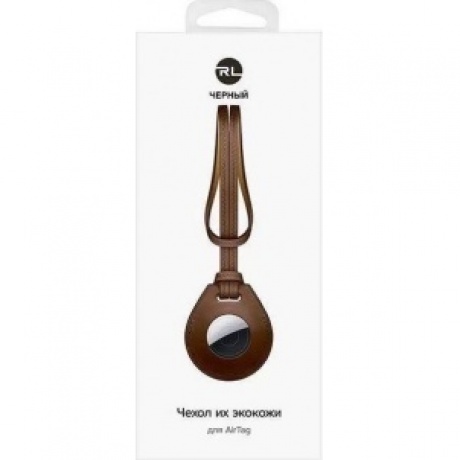 Чехол Red Line для Airtag экокожа с пряжкой, черный УТ000026165 - фото 3