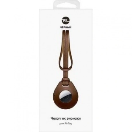 Чехол Red Line для Airtag экокожа с пряжкой, черный УТ000026165 - фото 3