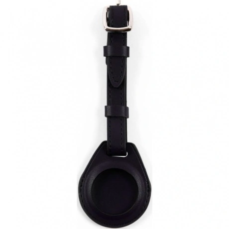 Чехол Red Line для Airtag экокожа с ремешком, черный УТ000026176