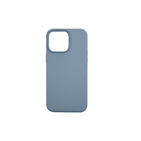 Чехол силиконовый Red Line для iPhone 14 Pro Max, с микрофиброй, Blue Fog УТ000032572 - фото 1