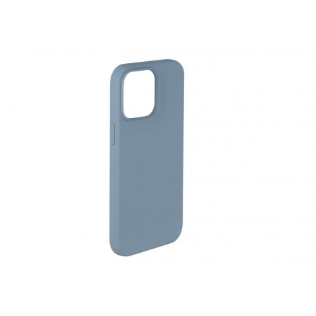 Чехол силиконовый Red Line для iPhone 14 Pro Max, с микрофиброй, Blue Fog УТ000032572 - фото 2