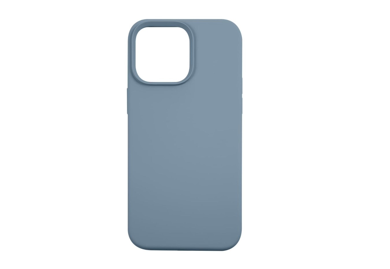 Чехол силиконовый Red Line для iPhone 14 Pro Max, с микрофиброй, Blue Fog УТ000032572