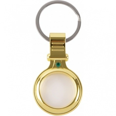 Чехол-брелок Red Line для Airtag металический с зажимом, золотис...