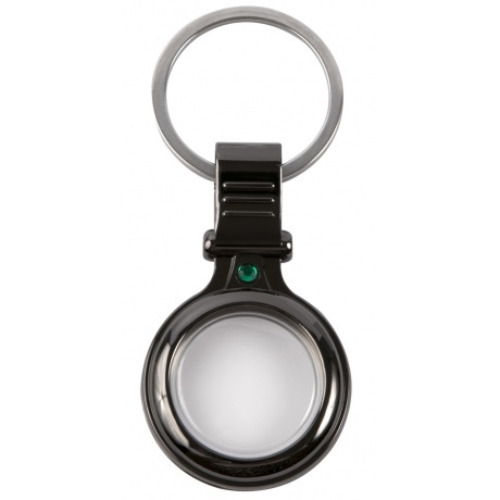 Чехол-брелок Red Line для Airtag металический с зажимом, черный ...