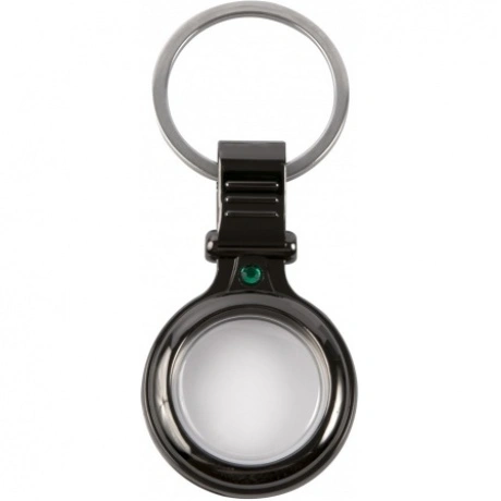 Чехол-брелок Red Line для Airtag металический с зажимом, черный ...