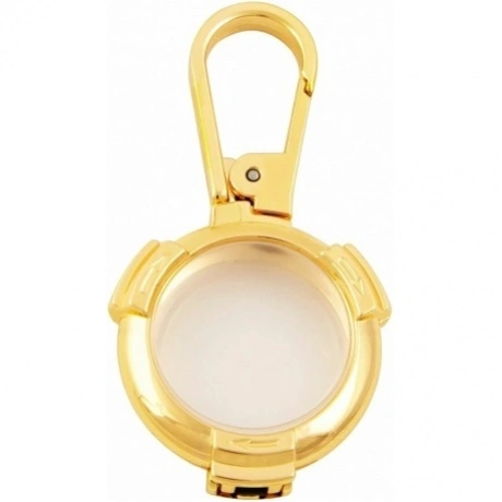 Чехол-брелок Red Line для Airtag металический с карабином, золот...