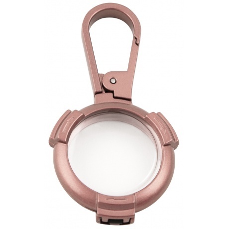 Чехол-брелок Red Line для Airtag металический с карабином, розов...