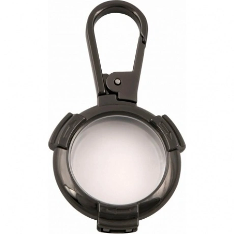 Чехол-брелок Red Line для Airtag металический с карабином, черны...