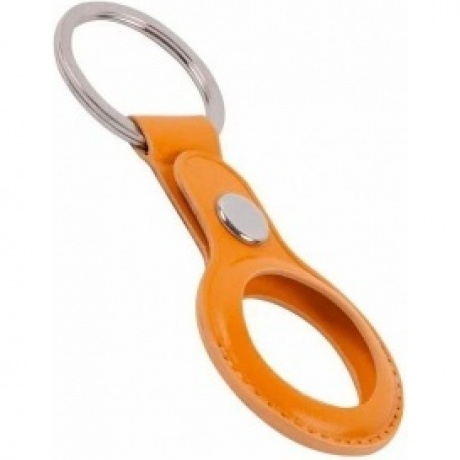 Чехол-брелок Red Line кожаный для AirTag двусторонний, оранжевый УТ000025888 - фото 2