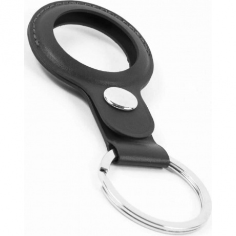 Чехол-брелок Red Line кожаный для AirTag двусторонний, черный УТ000025879 - фото 2