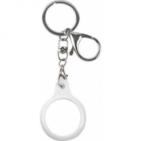 Чехол-брелок Red Line с карабином TPU для AirTag, белый УТ000025...