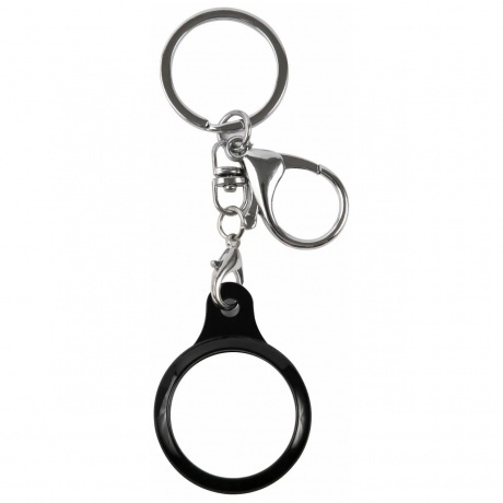 Чехол-брелок Red Line с карабином TPU для AirTag, черный УТ00002...