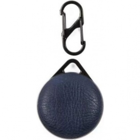 Чехол-брелок Red Line с карабином для Airtag пластик + экокожа, темно-синий УТ000025954 - фото 2
