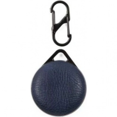 Чехол-брелок Red Line с карабином для Airtag пластик + экокожа, темно-синий УТ000025954 - фото 2
