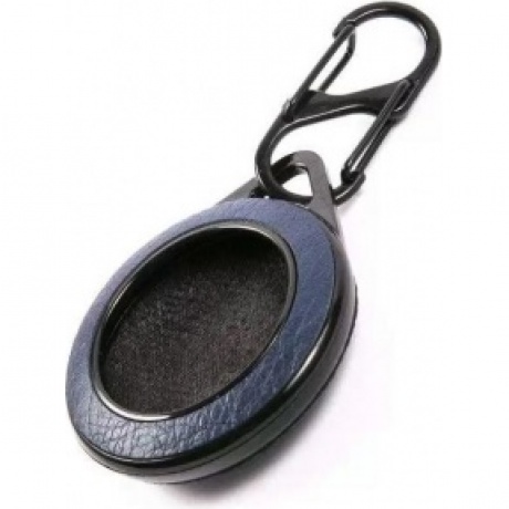 Чехол-брелок Red Line с карабином для Airtag пластик + экокожа, темно-синий УТ000025954 - фото 3