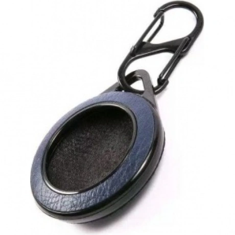 Чехол-брелок Red Line с карабином для Airtag пластик + экокожа, темно-синий УТ000025954 - фото 3