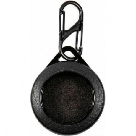 Чехол-брелок Red Line с карабином для Airtag пластик + экокожа, ...