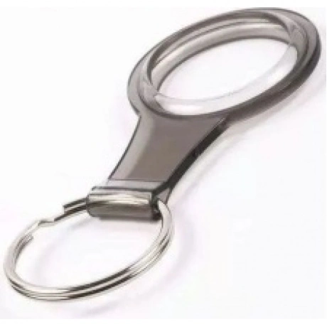 Чехол-брелок Red Line с кольцом для AirTag серый УТ000025968 - фото 2