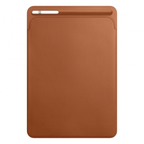 Кожаный чехол-футляр Apple Leather Sleeve для iPad Pro 10,5 дюйма Saddle Brown MPU12ZM/A - фото 1
