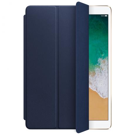 Обложка Apple Leather Smart Cover для iPad Pro 10,5 дюйма Midnight Blue MPUA2ZM/A - фото 2