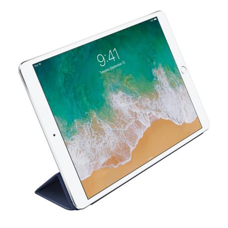 Обложка Apple Leather Smart Cover для iPad Pro 10,5 дюйма Midnight Blue MPUA2ZM/A - фото 3