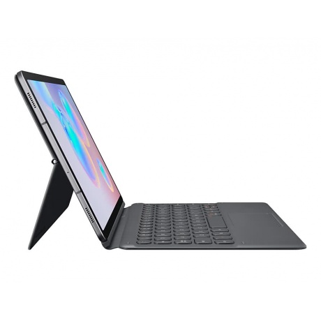 Чехол-клавиатура Samsung Galaxy Tab S6 EF-DT860BJRGRU полиуретан/поликарбонат тёмно-серый - фото 3