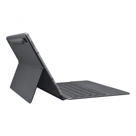 Чехол-клавиатура Samsung Galaxy Tab S6 EF-DT860BJRGRU полиуретан/поликарбонат тёмно-серый - фото 5