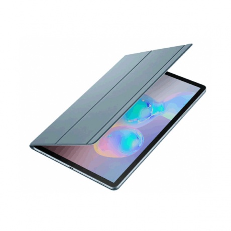 Чехол Samsung Galaxy Tab S6 Book Cover полиуретан голубой (EF-BT860PLEGRU) - фото 3