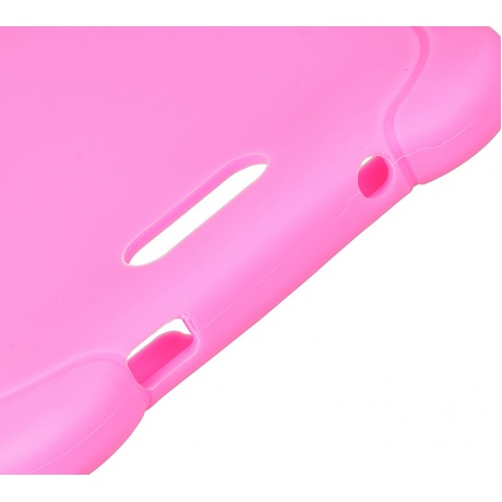 Чехол Digma для Digma Plane 7556 силикон розовый - фото 6