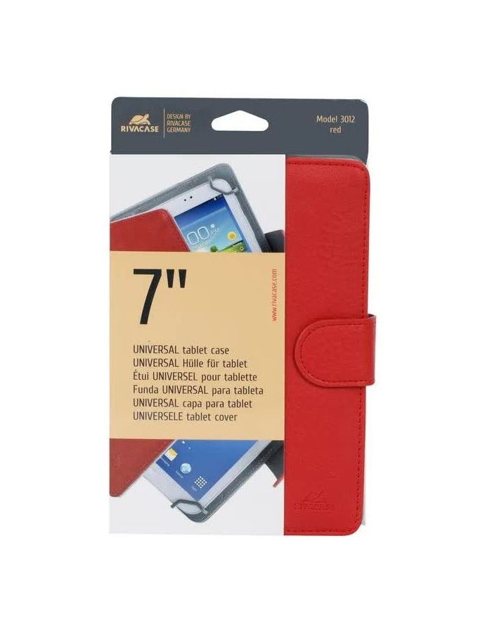 Чехол Riva для планшета 7" 3012 искусственная кожа красный - фото 9