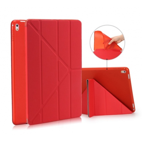 Чехол BoraSCO Tablet Case для Apple iPad Pro 12,9&quot; (2018)/ (2020) красный - фото 1