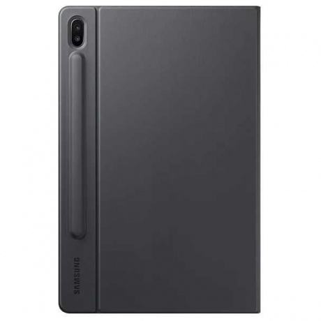 Чехол Samsung Galaxy Tab S6 Book Cover полиуретан тёмно-серый (EF-BT860PJEGRU) - фото 2