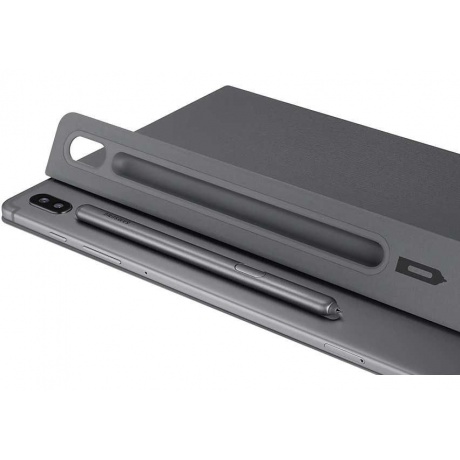 Чехол Samsung Galaxy Tab S6 Book Cover полиуретан тёмно-серый (EF-BT860PJEGRU) - фото 6