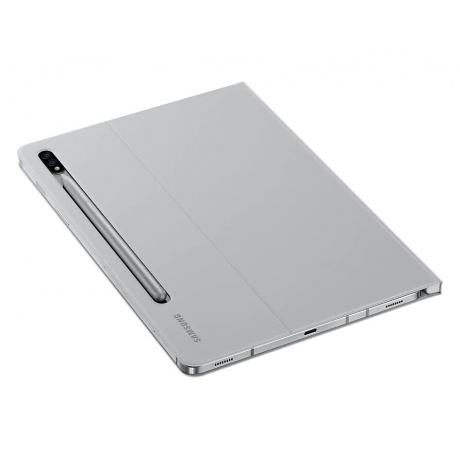 Чехол Samsung Galaxy Tab S7 Book Cover светло-серый (EF-BT870PJEGRU) - фото 9