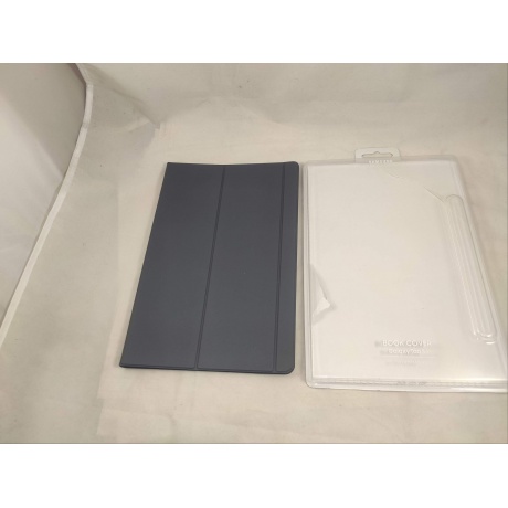 Чехол Samsung Galaxy Tab S6 Book Cover полиуретан тёмно-серый (EF-BT860PJEGRU) уцененный - фото 3