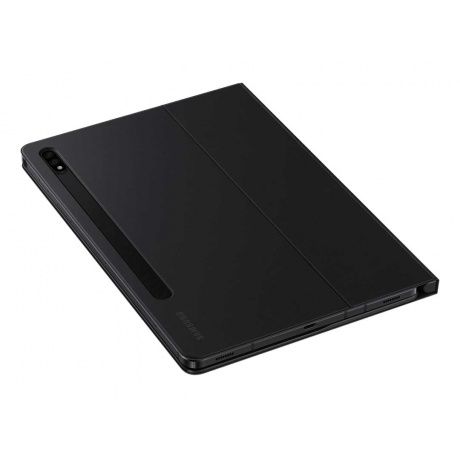Чехол-клавиатура Samsung EF-DT630BBRGRU для Galaxy Tab S7+/S7 FE (2021) поликарбонат, чёрный - фото 9
