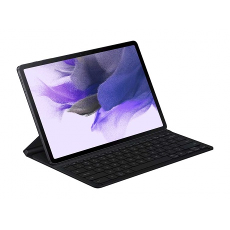Чехол с клавиатурой Samsung EF-DT730BBRGRU Tab S7 FE / S7+ чёрный - фото 1