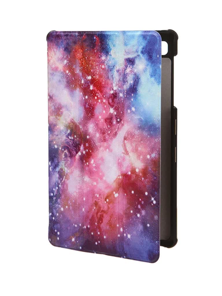 Чехол Zibelino для Samsung Galaxy Tab A7 Lite 8.7 T220 T225 Tablet Magnetic Space ZT-SAM-T220-PSPC, цвет мультиколор - фото 1