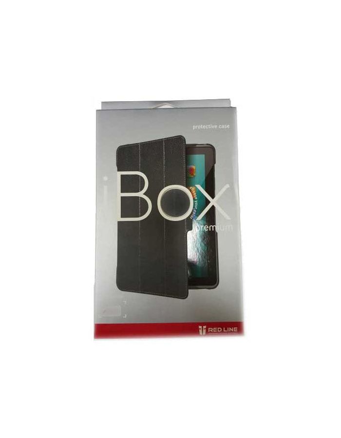 Чехол книжка iBox Premium для Samsung Galaxy Tab A 10.1 (T580/T585) черный (прозрачная задняя крышка)