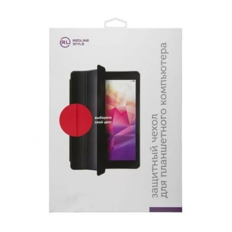 Чехол книжка Red Line для Apple iPad Pro 12.9" (2021), красный У...
