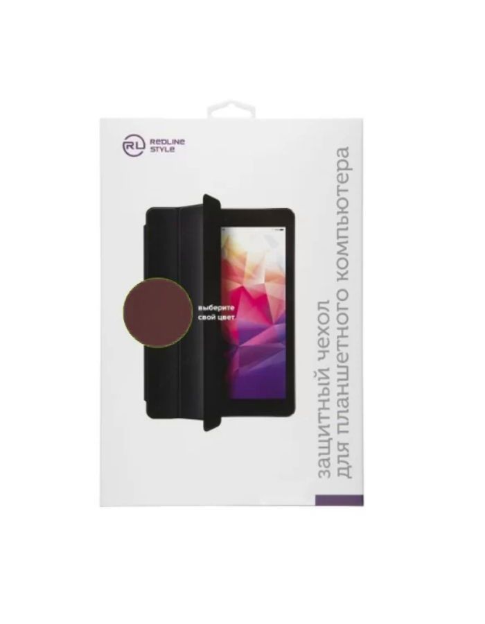 Чехол книжка Line для Samsung Galaxy Tab S7 Plus 12.4", коричневый УТ000023241 Чехол книжка Red Line для Samsung Galaxy Tab S7 Plus 12.4", коричневый УТ000023241