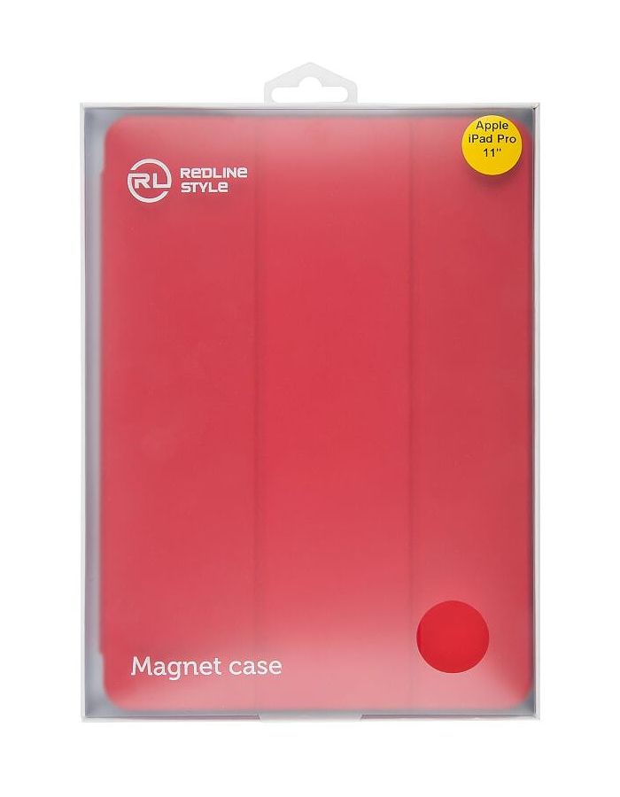 цена Чехол Red Line для iPad Pro 11 (2018)/iPad Air 10,9 (2020) Magnet case, красный УТ000017098