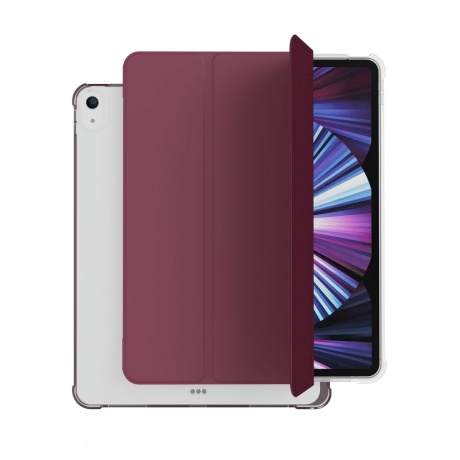 Чехол защитный VLP Dual Folio Case для iPad 10, марсала - фото 1