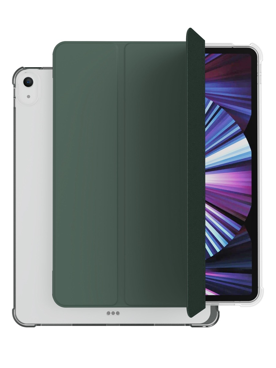 цена Чехол защитный VLP Dual Folio Case для iPad 10, темно-зеленый