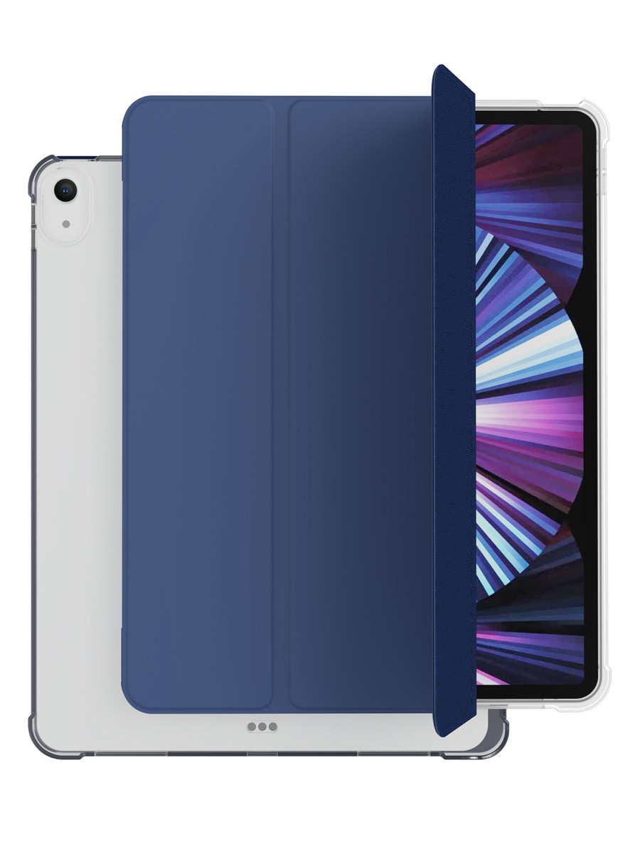 Чехол защитный VLP Dual Folio Case для iPad 10, темно-синий 2021 original liquid silicone ipad case for 2021 ipad pro 12 9 inch cover for 2021 ipad mini6 case for 2020 ipad air4 ipad case