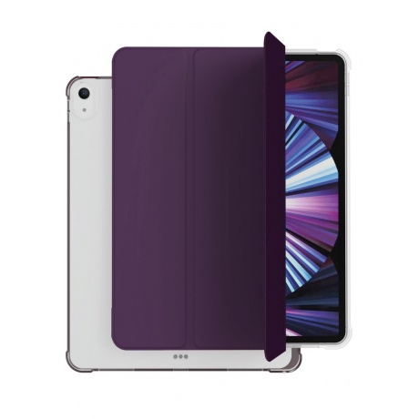 Чехол защитный VLP Dual Folio Case для iPad 10, темно-фиолетовый - фото 3